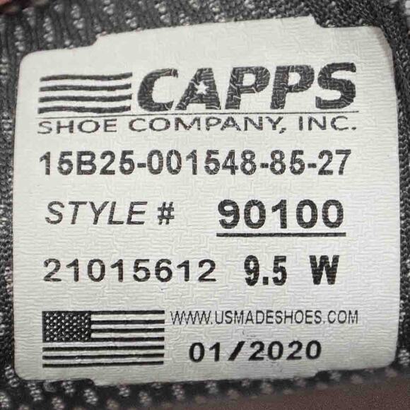 Capps Women's Black Oxford Uniform Shoes Size 9.5 - Picture 9 of 14
